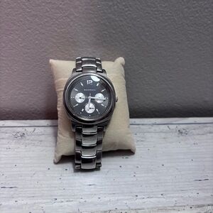 Bachrach Silver and Black Men's Watch